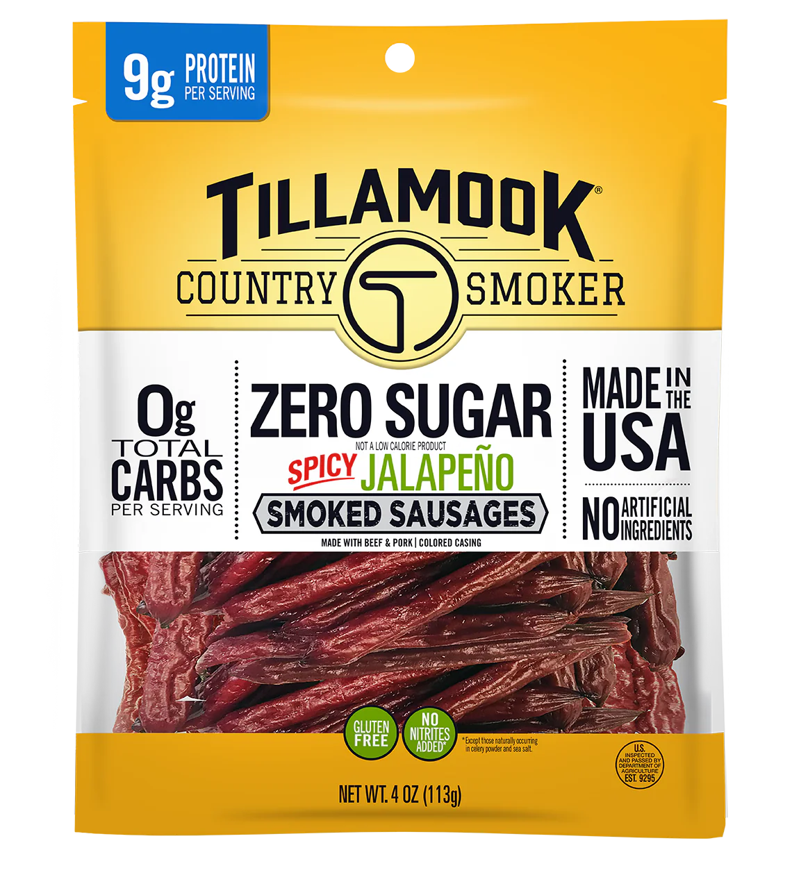 Tillamook Smoked Sausages - Spicy Jalapeño image 0