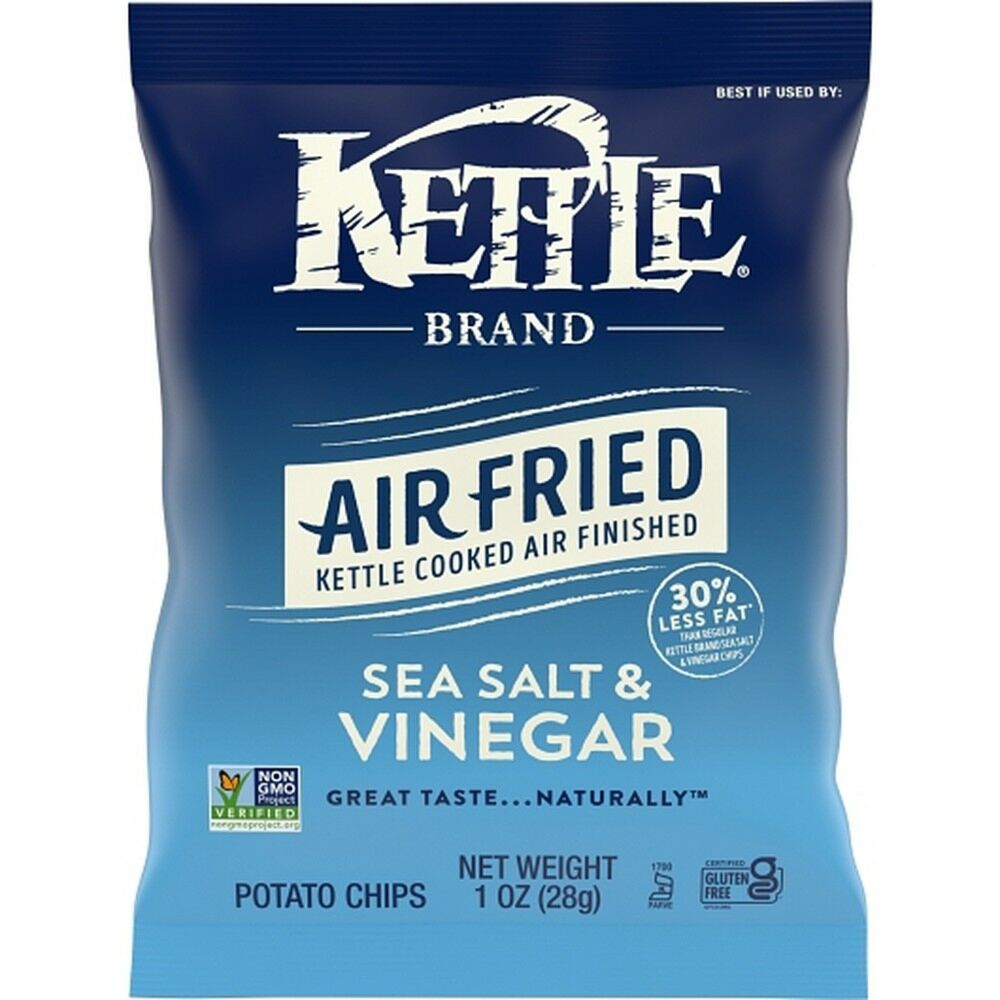 Kettle Chips - Air Fried Sea Salt & Vinegar 2 oz | 6pcs image 0
