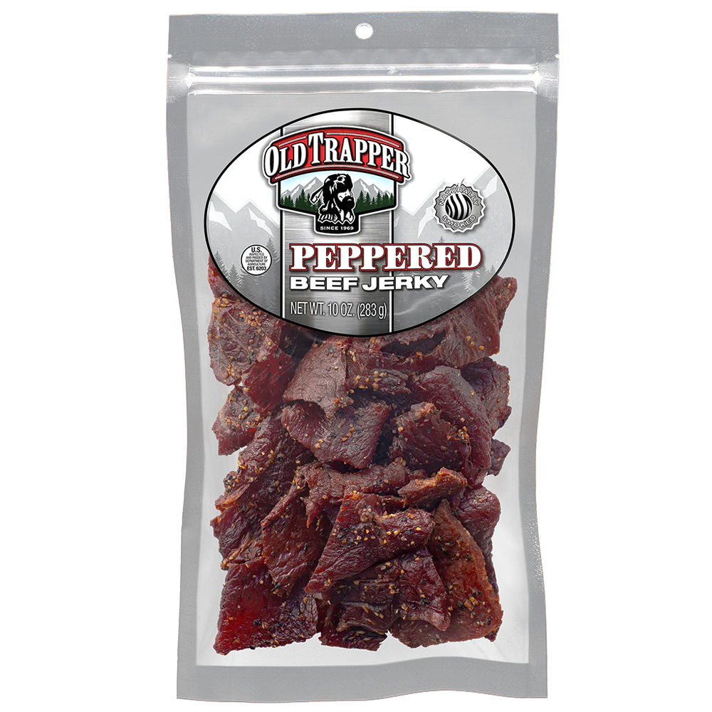 Old Trapper Beef Jerky PEPPERED 10 oz | 1bag image 0
