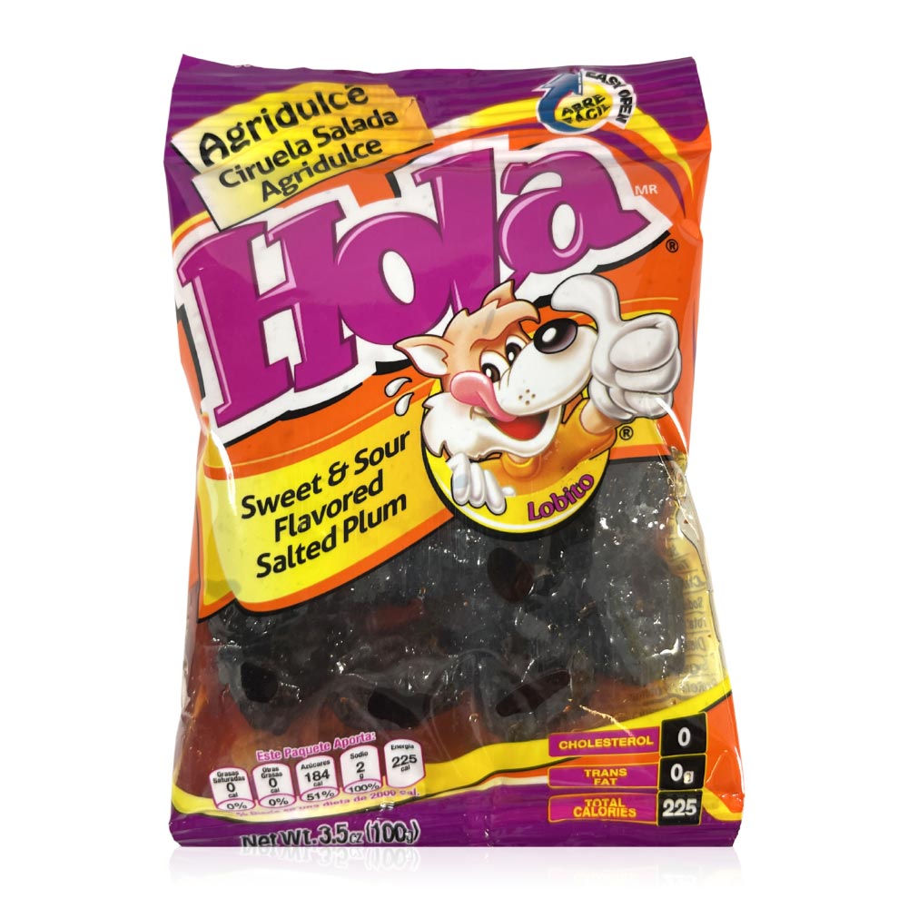 Hola Saladitos Sweet & Sour Flavored Salted Plum