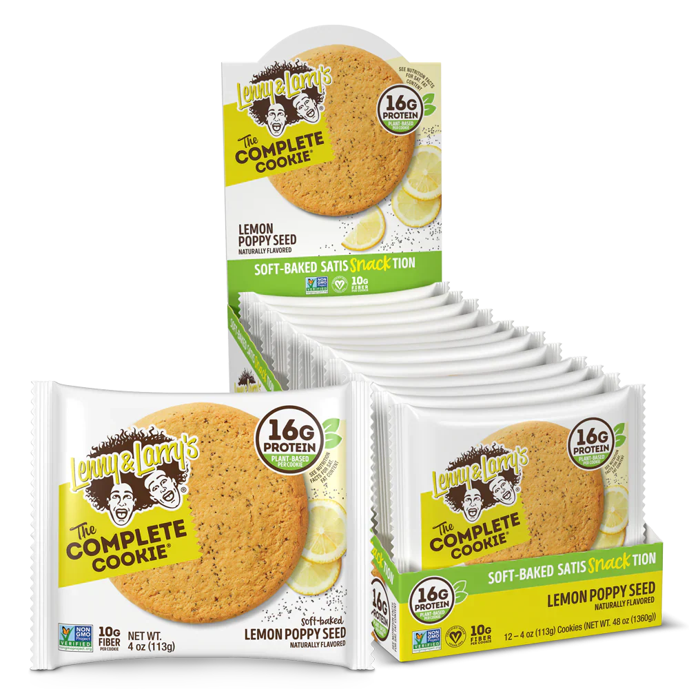 The Complete Cookie - Lemon Poppy Seed - 4oz | 12 pcs image 0