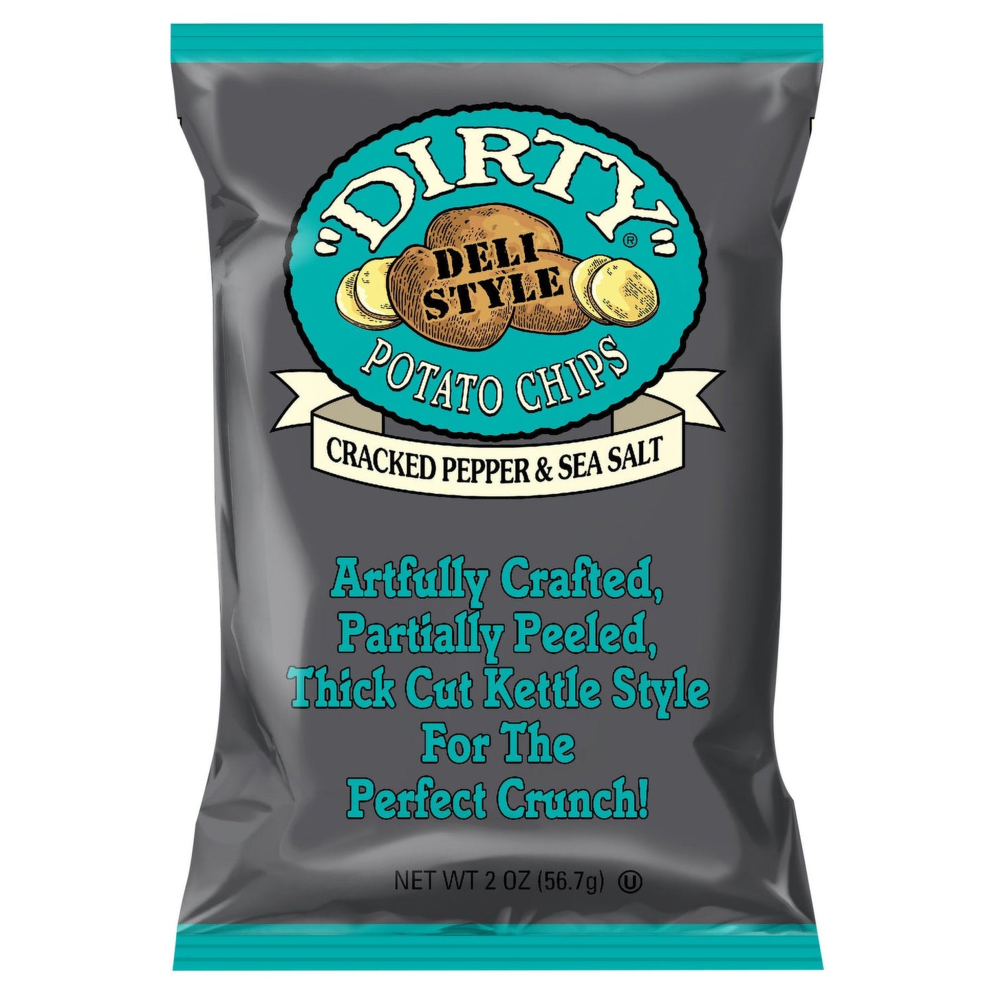 Dirty Potato Chips CRACKED PEPPER 2 oz | 25pcs image 0