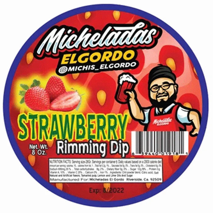 Micheladas El Gordo Strawberry Rimming Dip