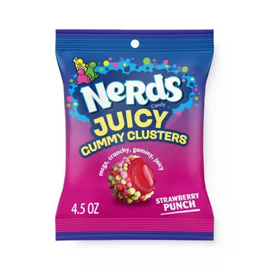 Nerds Juicy Gummy Clusters Strawberry Punch 4.5 oz