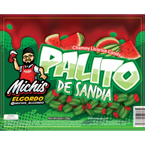 Micheladas El Gordo Palito De Sandia 6 oz