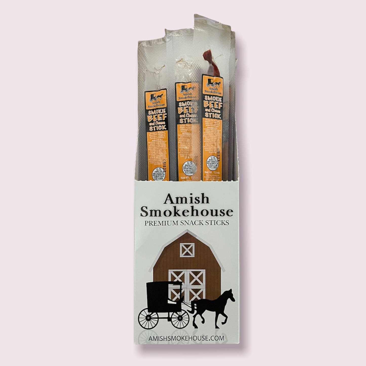 Amish Smokehouse Smokie Beef & Cheese Stick