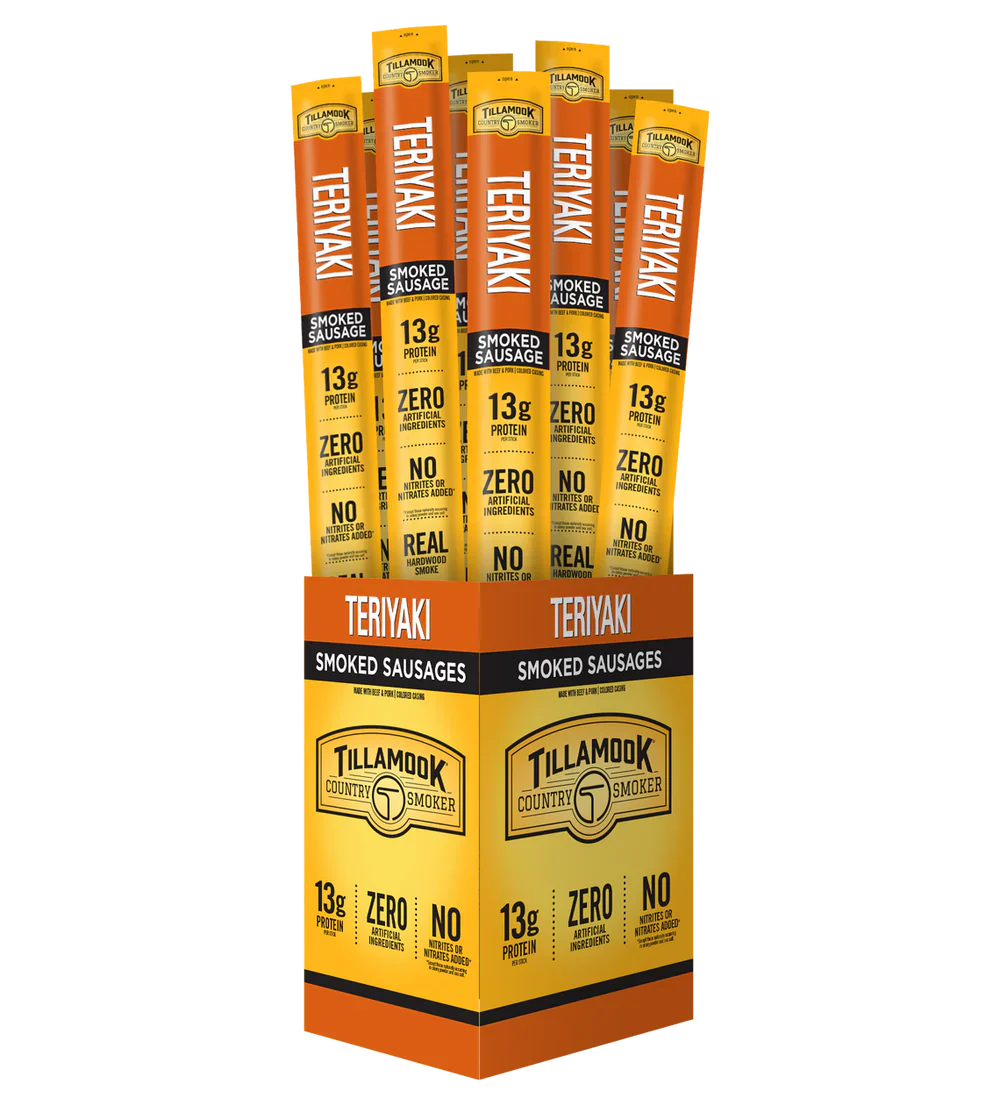 Tillamook Smoked Sausages - Teriyaki - 24 pcs image 0