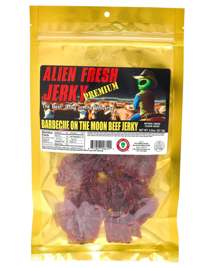 Alien Fresh Jerky BBQ On The Moon 3.25 OZ | 1pcs image 0