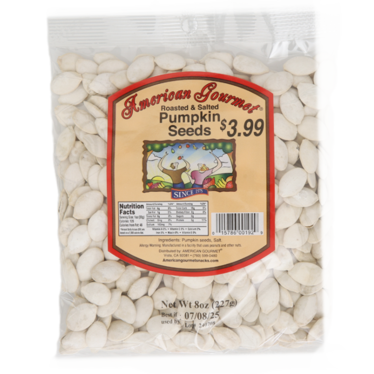 American Gourmet – Lady Nails Pumpkin Seeds | 12 pcs image 0
