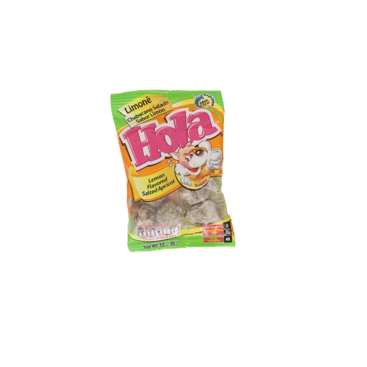 Hola Lobito Lemon Flavored Salted Apricot  | 12pcs image 0