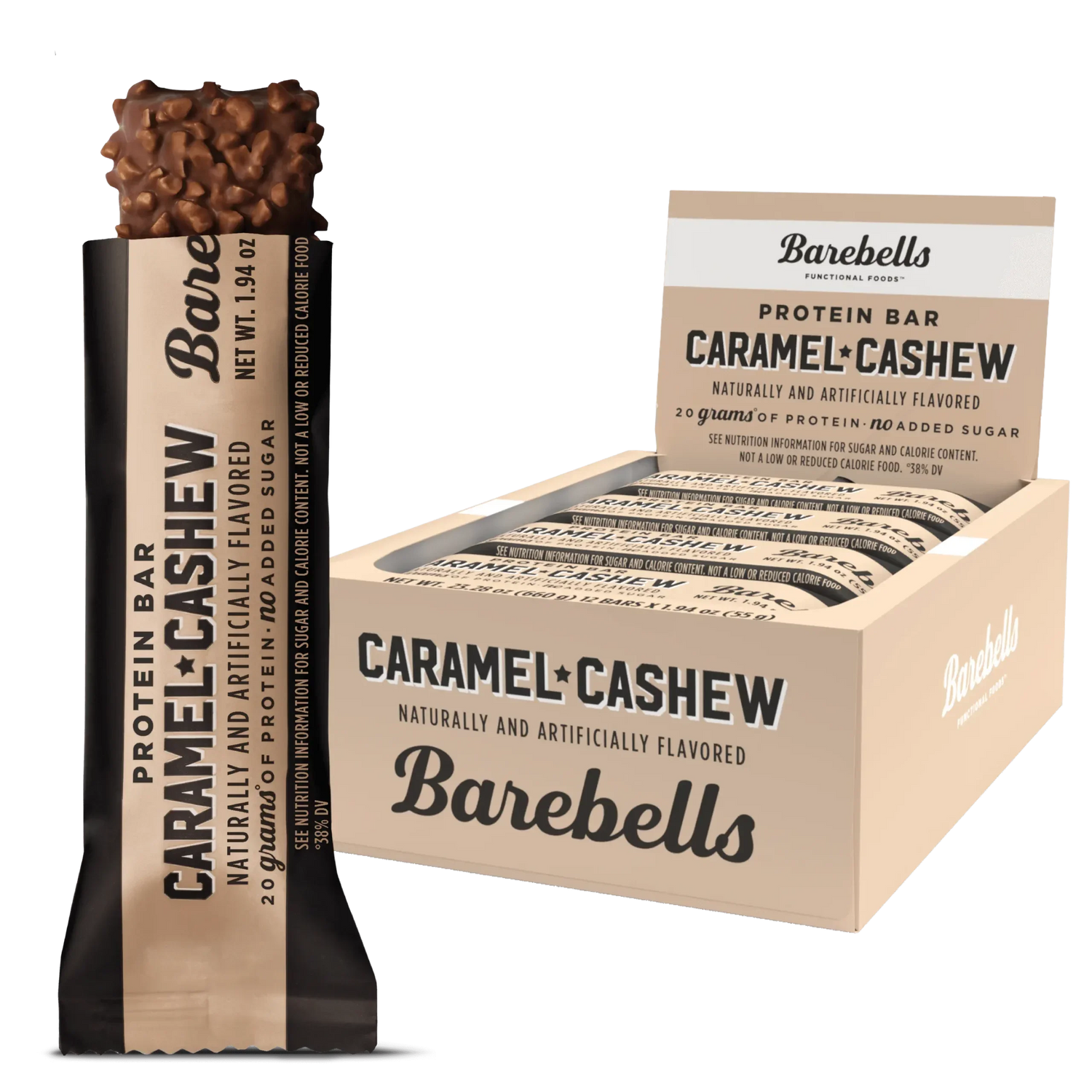 Barebells Protien Bar-Caramel Cashew (12 pack) image 0
