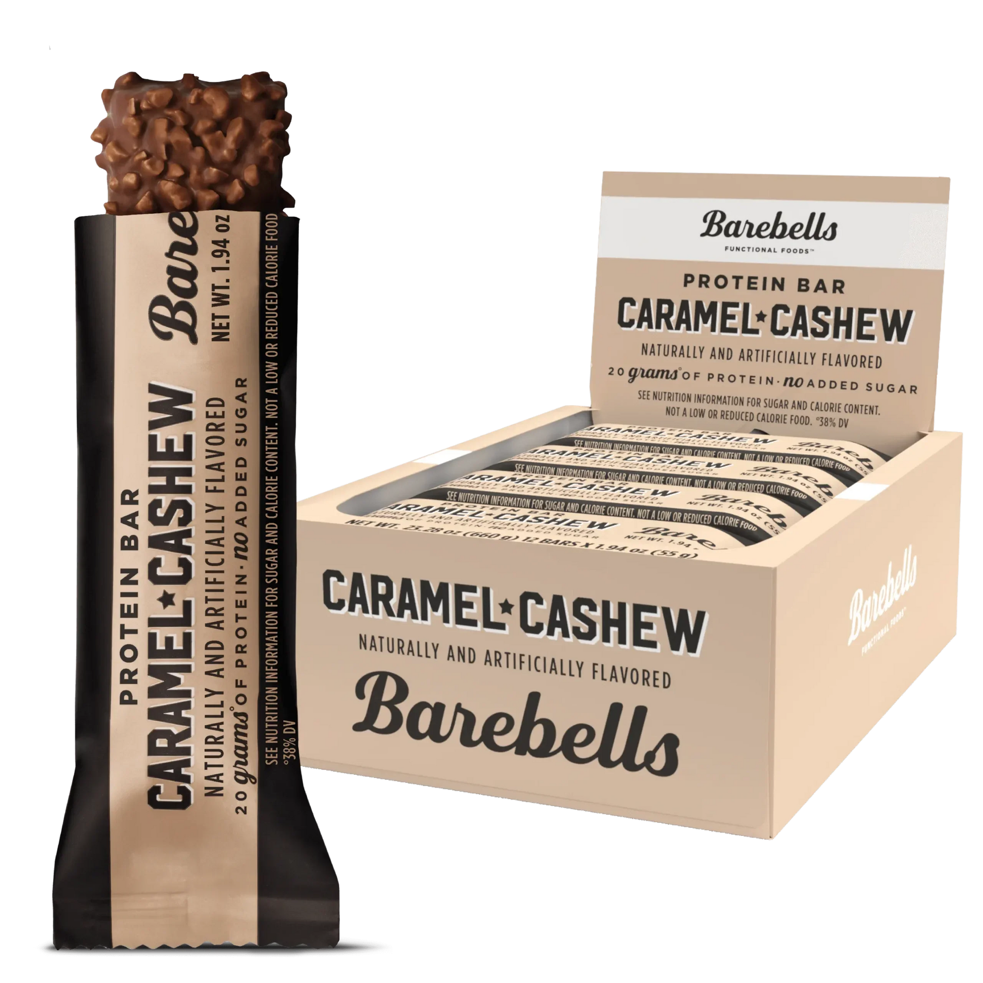 Barebells Protien Bar-Caramel Cashew (12 pack) image 0