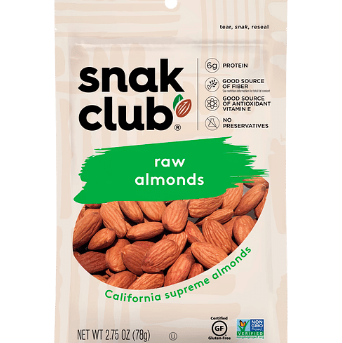 Snak Club:  Raw Almonds