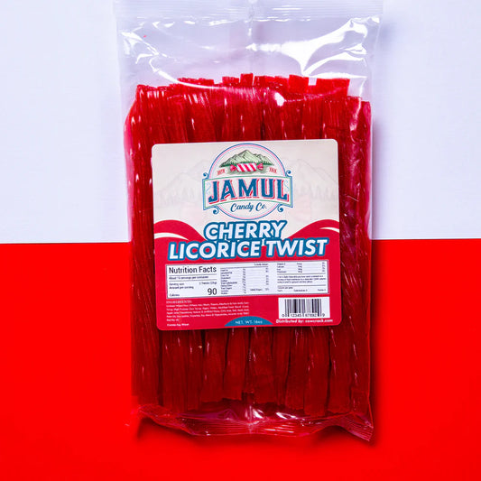Jamul Candy Co. Cherry Licorice 16 oz | 12pcs image 0