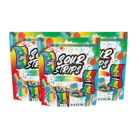 Sour Strips Rainbow Part size 10.2 OZ 1pcs image 0