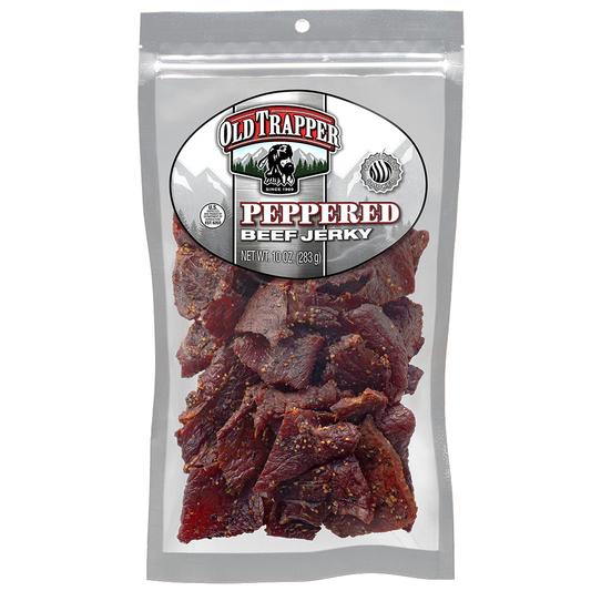 Old Trapper Beef Jerky PEPPERED 10 oz | 1bag image 0