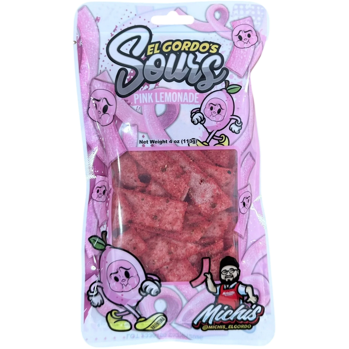 Michelada El Gordo Sours Pink Lemonade Flavor image 0