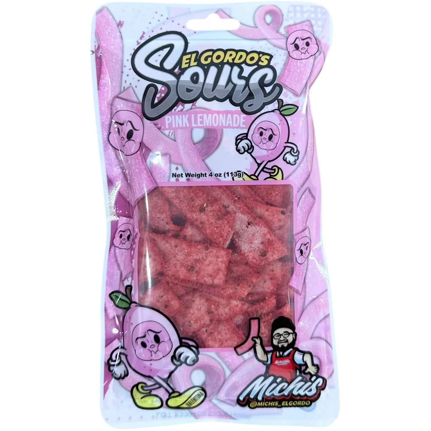 Michelada El Gordo Sours Pink Lemonade Flavor image 0