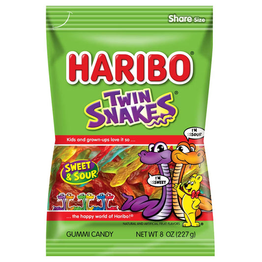Haribo Twin Snakes | 12pcs image 0
