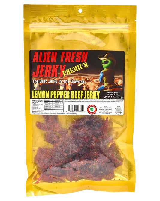 Alien Fresh Jerky Lemon Pepper 3.25 OZ | 1pcs image 0