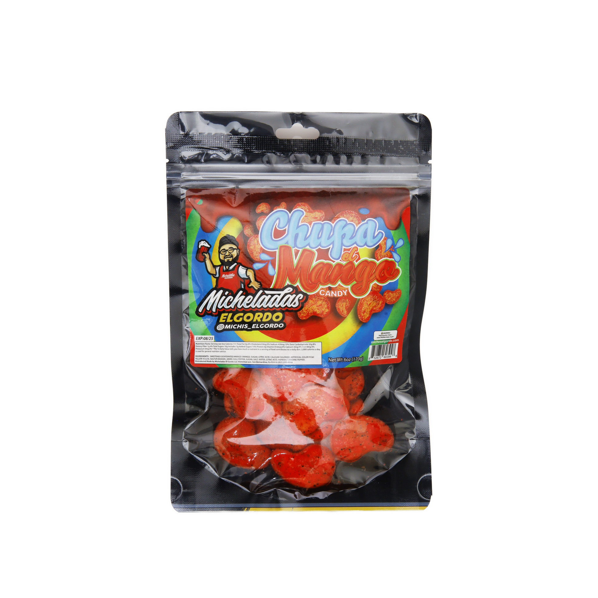 Micheladas El Gordo Chupa El Mango 6 OZ | 1bag image 0