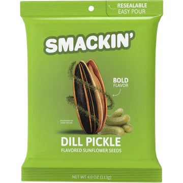 Smackin Dill Pickle 4 oz | 12 Bags image 0