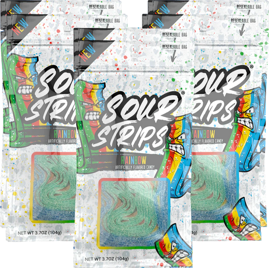 Sour Strips Rainbow 3.7 OZ 1pcs image 0