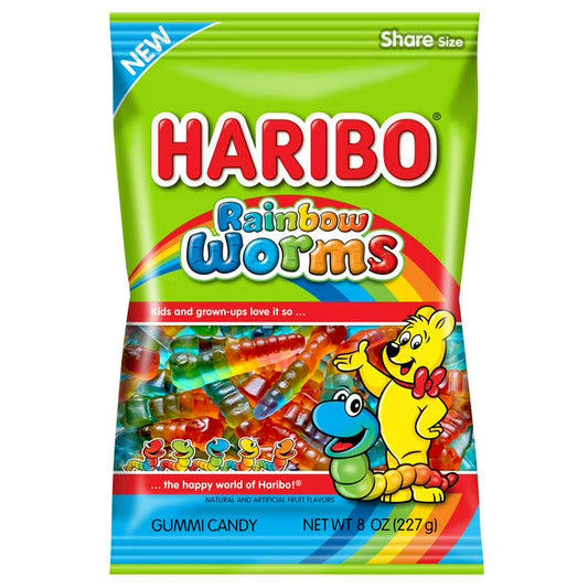 Haribo Rainbow Worms | 12pcs image 0