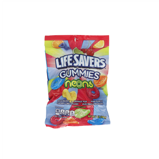 LIFE SAVERS Neons Gummies Candy, 7 oz - 12 bags image 0