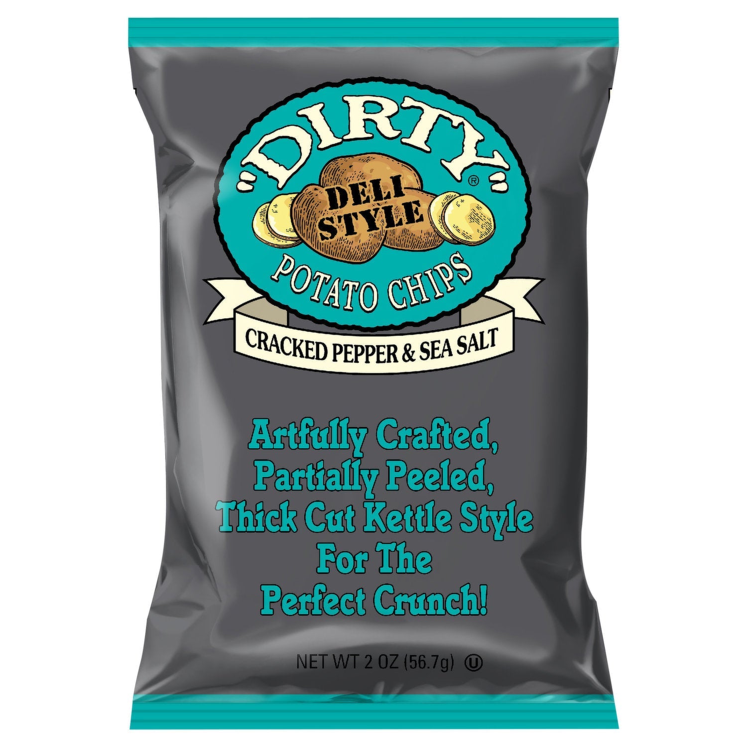 Dirty Potato Chips CRACKED PEPPER 2 oz | 25pcs image 0
