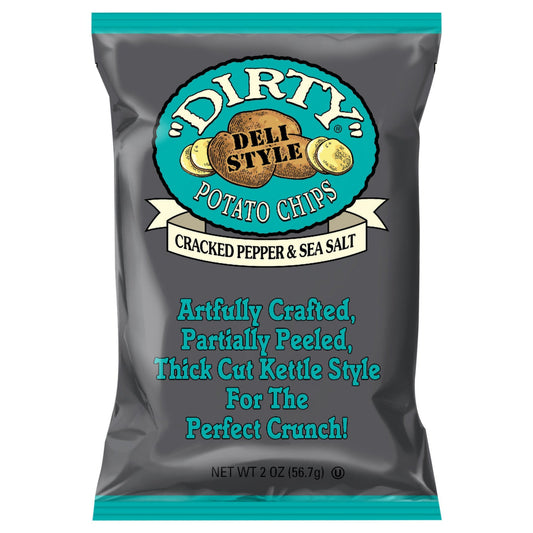 Dirty Potato Chips CRACKED PEPPER 2 oz | 25pcs image 0