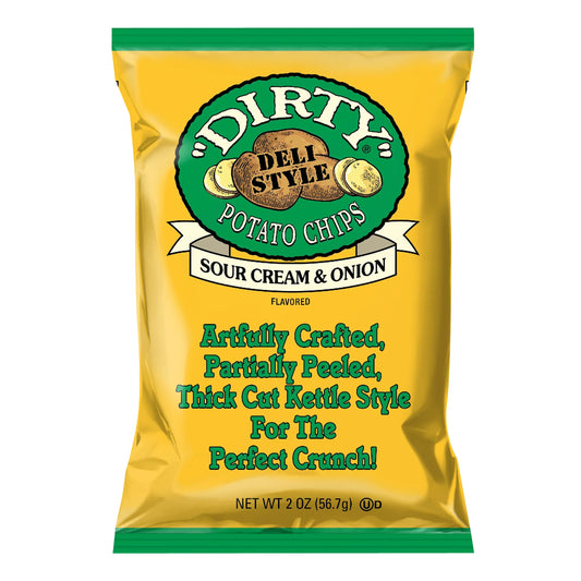 Dirty Potato Chips SOUR CREAM & ONION 2 oz | 25pcs image 0