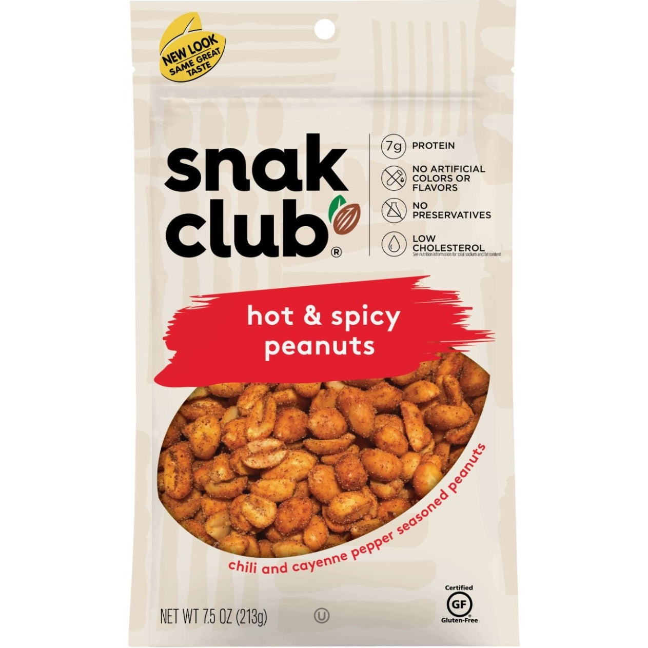 Snak Club:  Hot and Spicy Peanuts 6 bags image 0