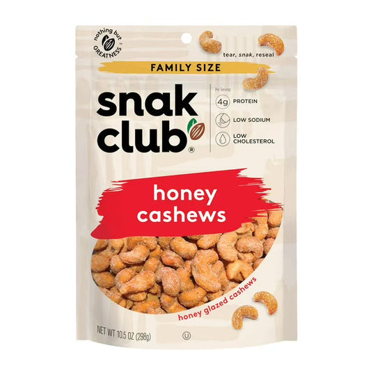 Snak Club: Honey Cashews 6 bags image 0
