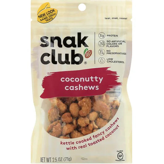 Snak Club: Coconut Cashews 6 bags image 0