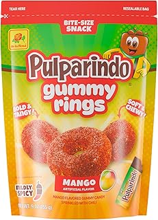 Pulparindo Gummy Rings - Mango 9 oz