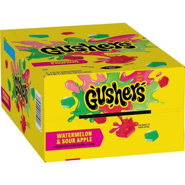 Fruit Gushers Watermelon & Sour Apple 8-Pack image 0