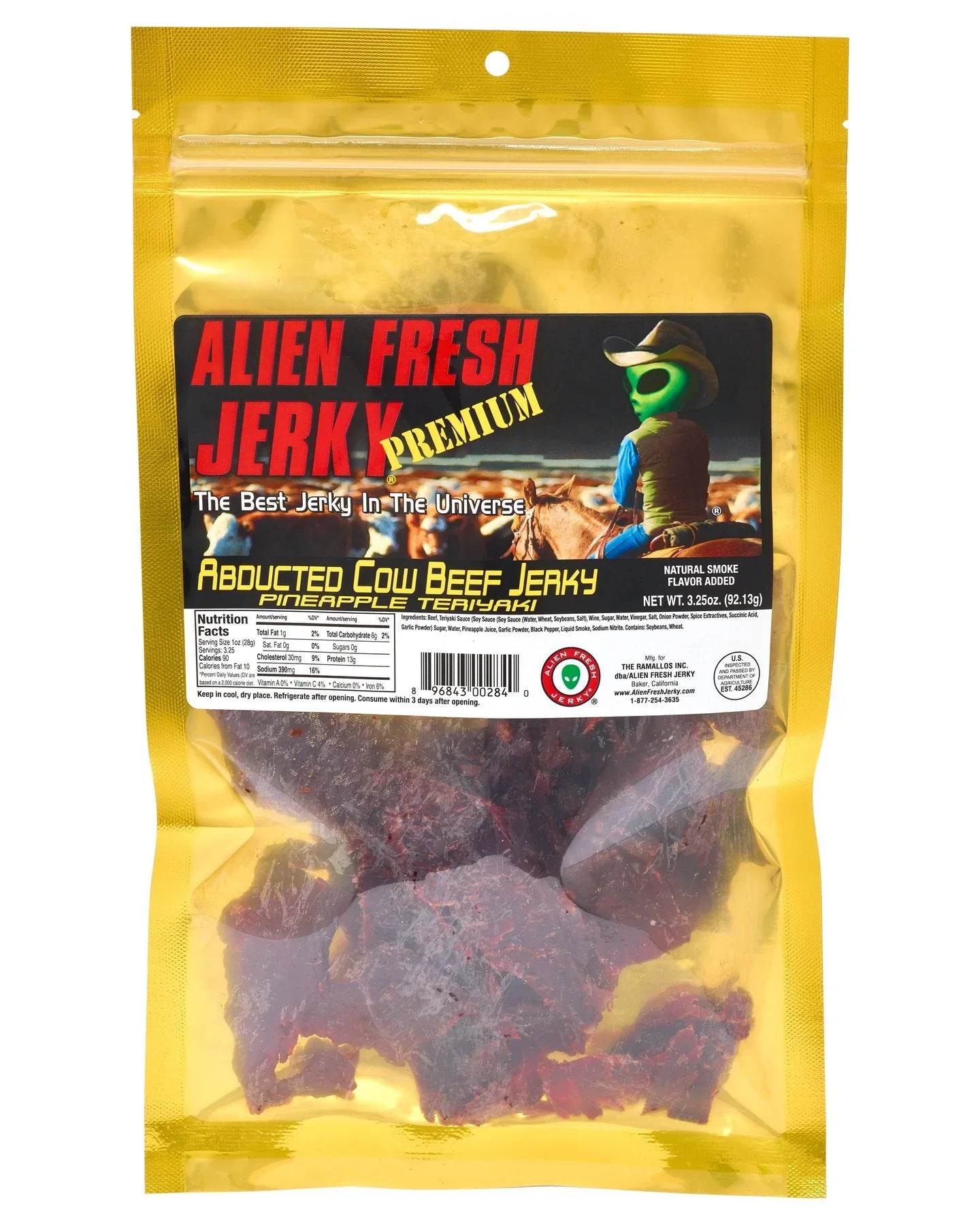 Alien Fresh Jerky Abducted Cow 3.25 OZ | 1pcs image 0