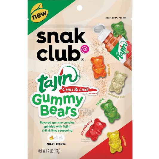 Snak Club: Tajin Gummy Bears 6 bags image 0