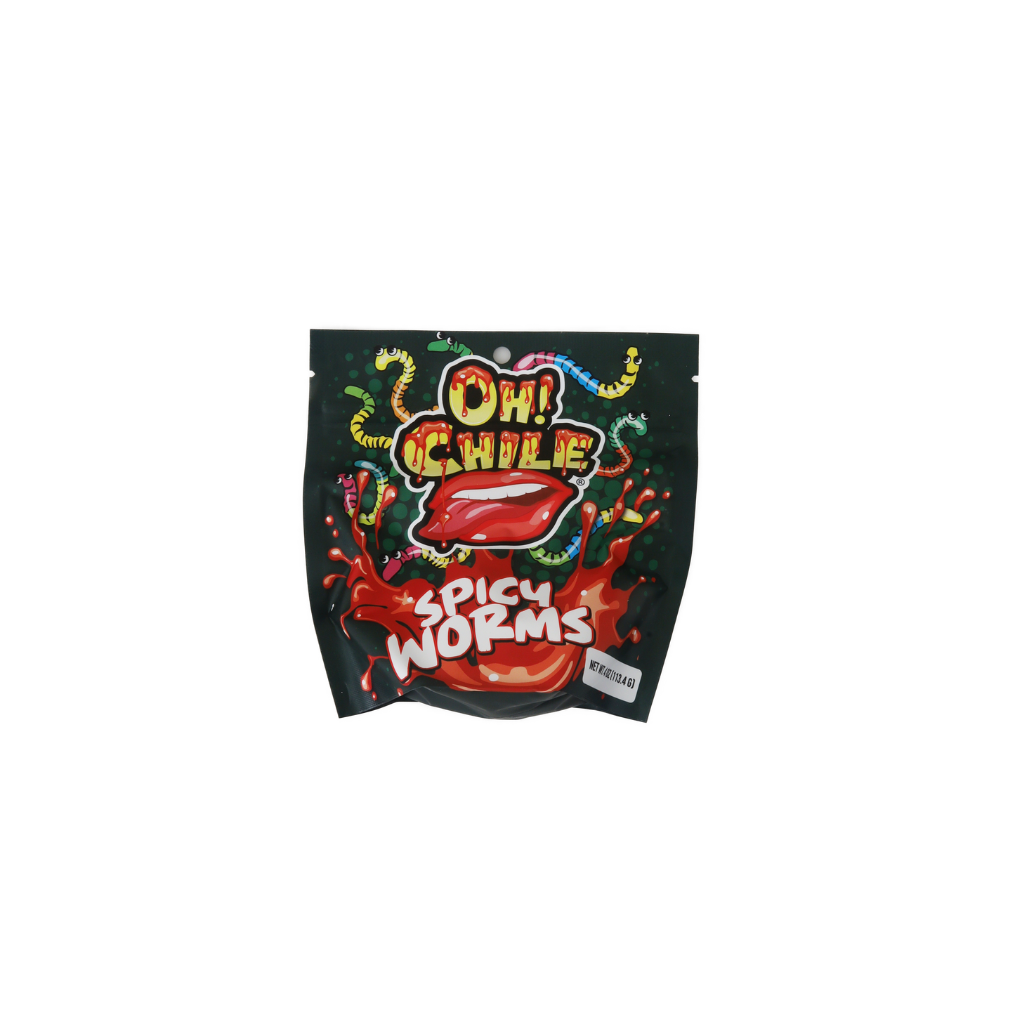 Oh! Chile Spicy Worms 4 oz | 12pcs image 0