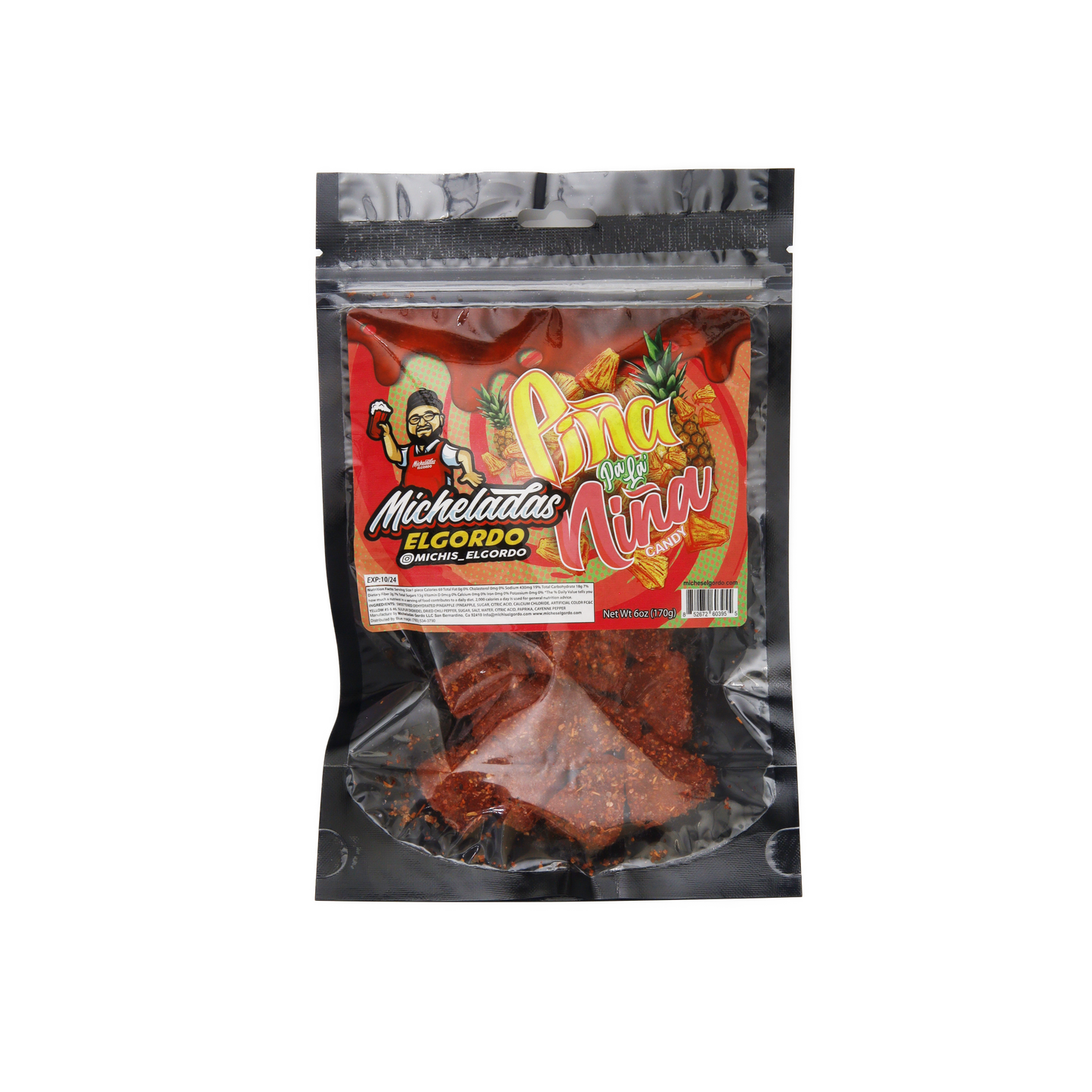Micheladas El Gordo Pineapple 6 OZ | 1bag image 0
