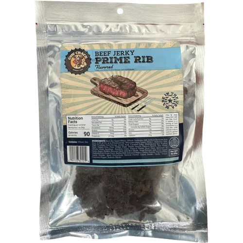 Cow Crack Prime Rib Beef Jerky 3 oz