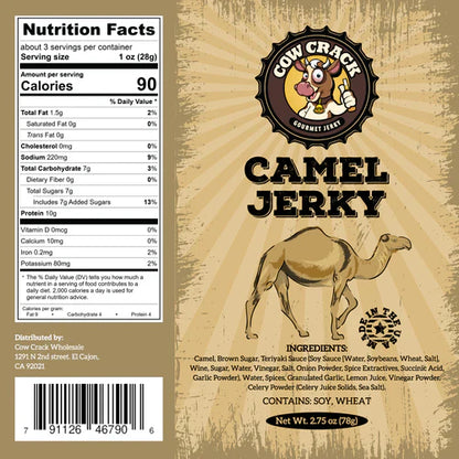 Cow Crack Camel Jerky 2.75 Oz