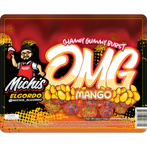 Micheladas El Gordo OMG Mango 6 OZ