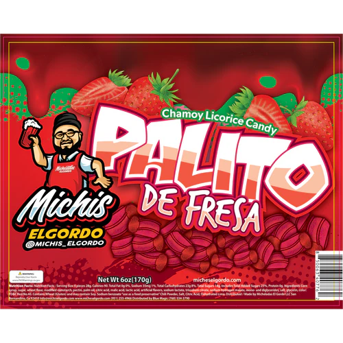 Micheladas El Gordo Palito de Fresa 6 oz