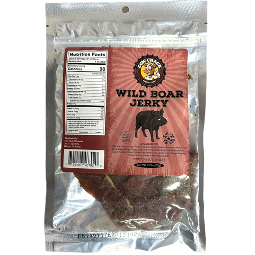 Cow Crack Wild Boar Jerky 2.75 oz