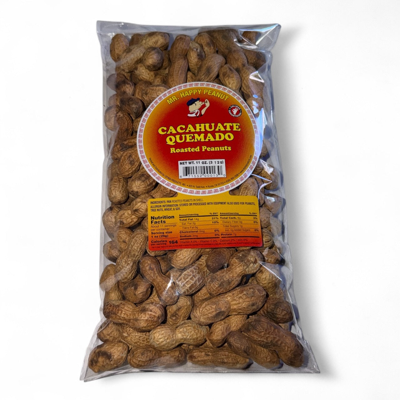 Cacahuate Quemado Roasted Peanuts 11 oz