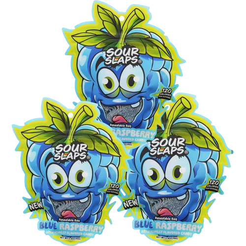 Sour Slaps Blue Raspberry