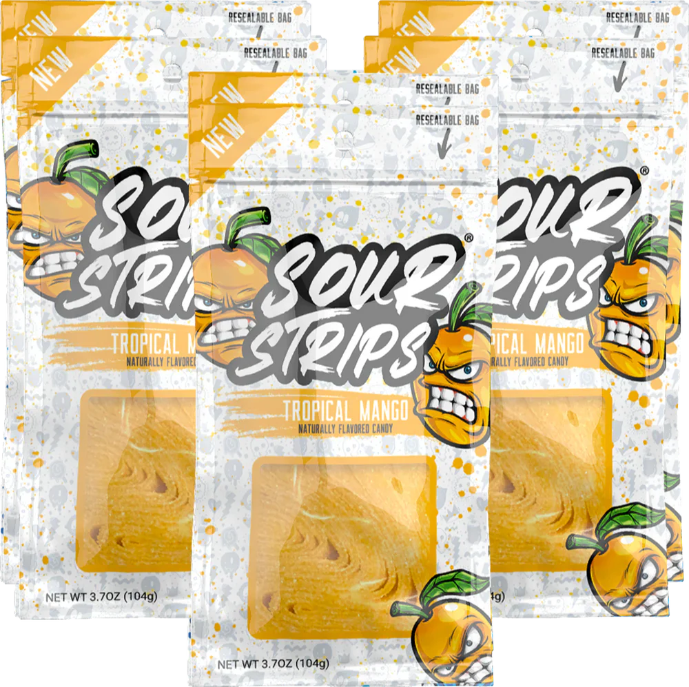 Sour Strips Tropical Mango 3.7 OZ 1pcs image 0