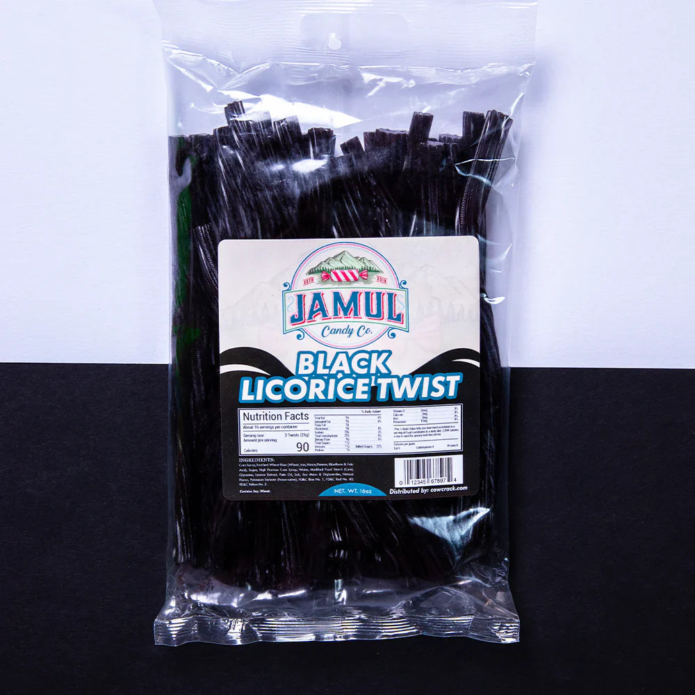 Jamul Candy Co. Black Licorice 16 OZ | 12pcs image 0